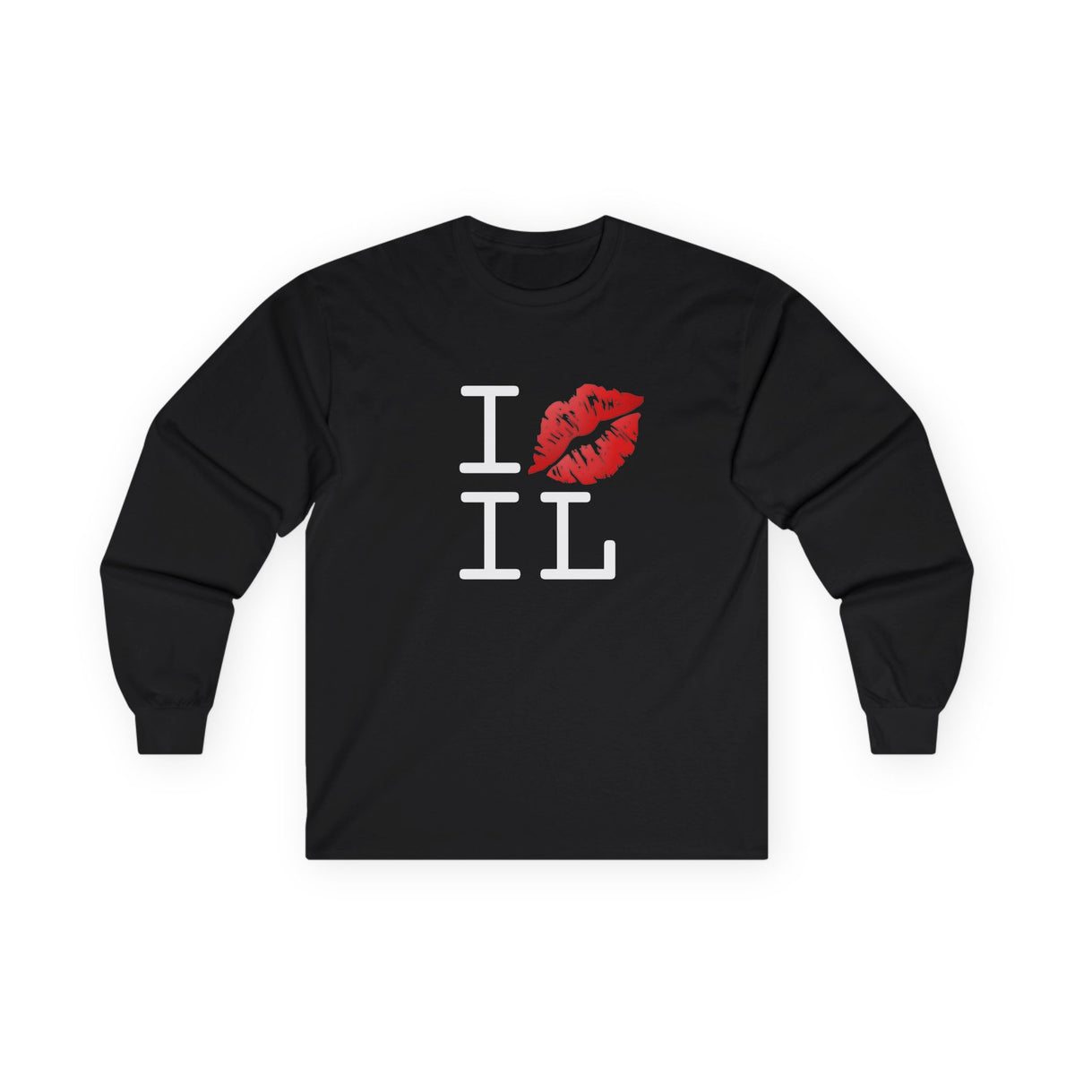 "I Kiss Mark Illinois" Long Sleeve Shirt