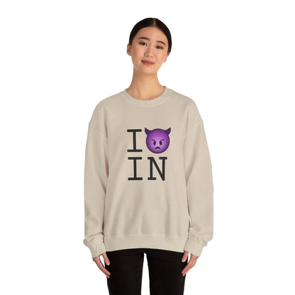"I'm an Angry Devil about Indiana" Sweatshirt