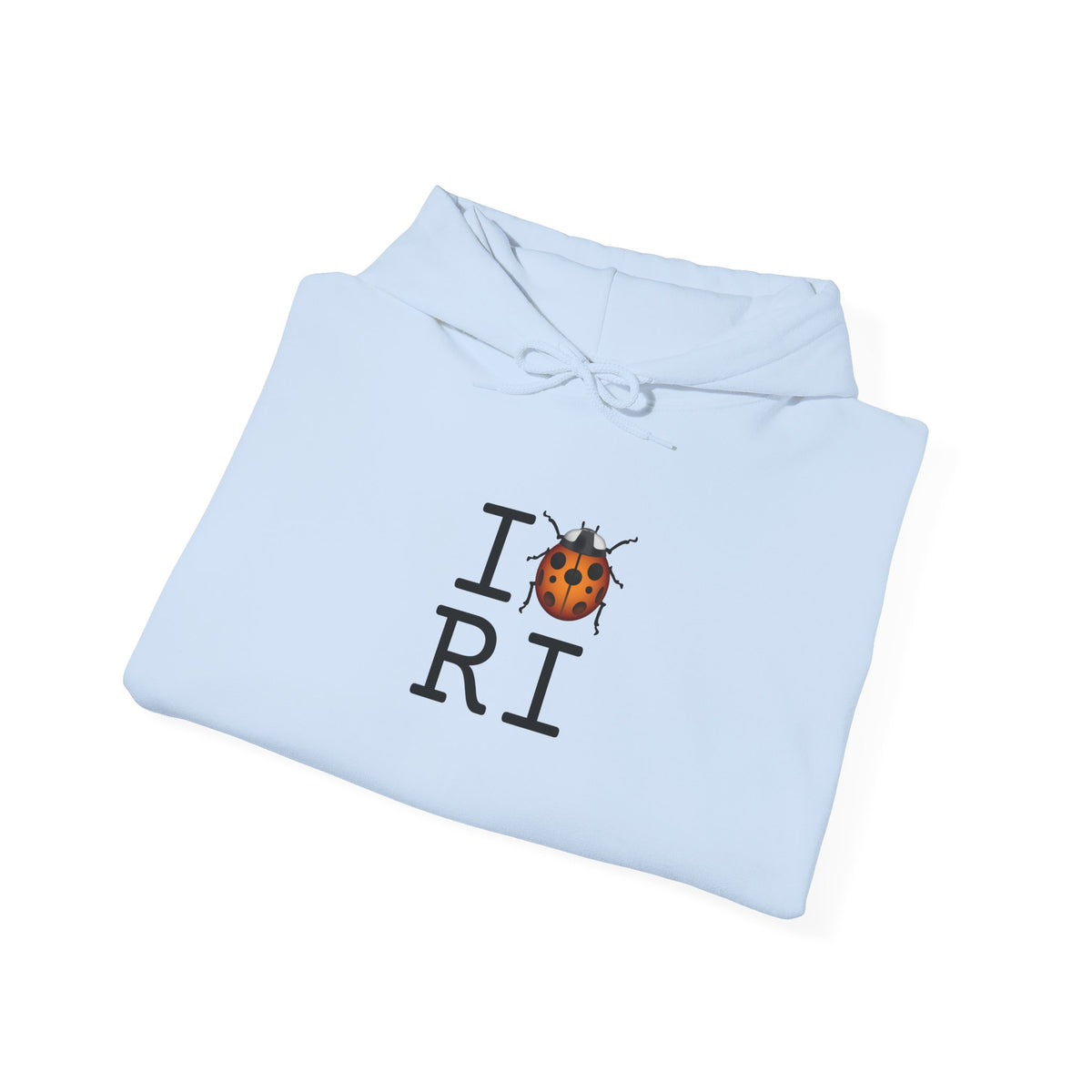 "I Ladybug Rhode Island" Hoodie