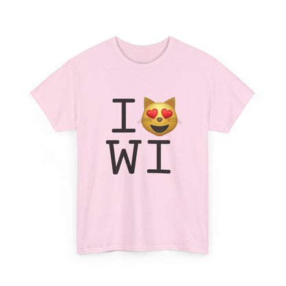 "I'm a Cat that Loves Wisconsin" Tee