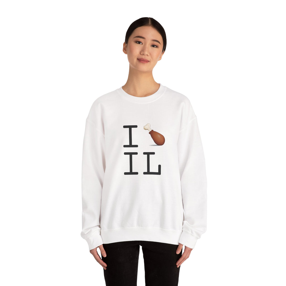 "I Chicken Drumstick Illinois" Sweatshirt