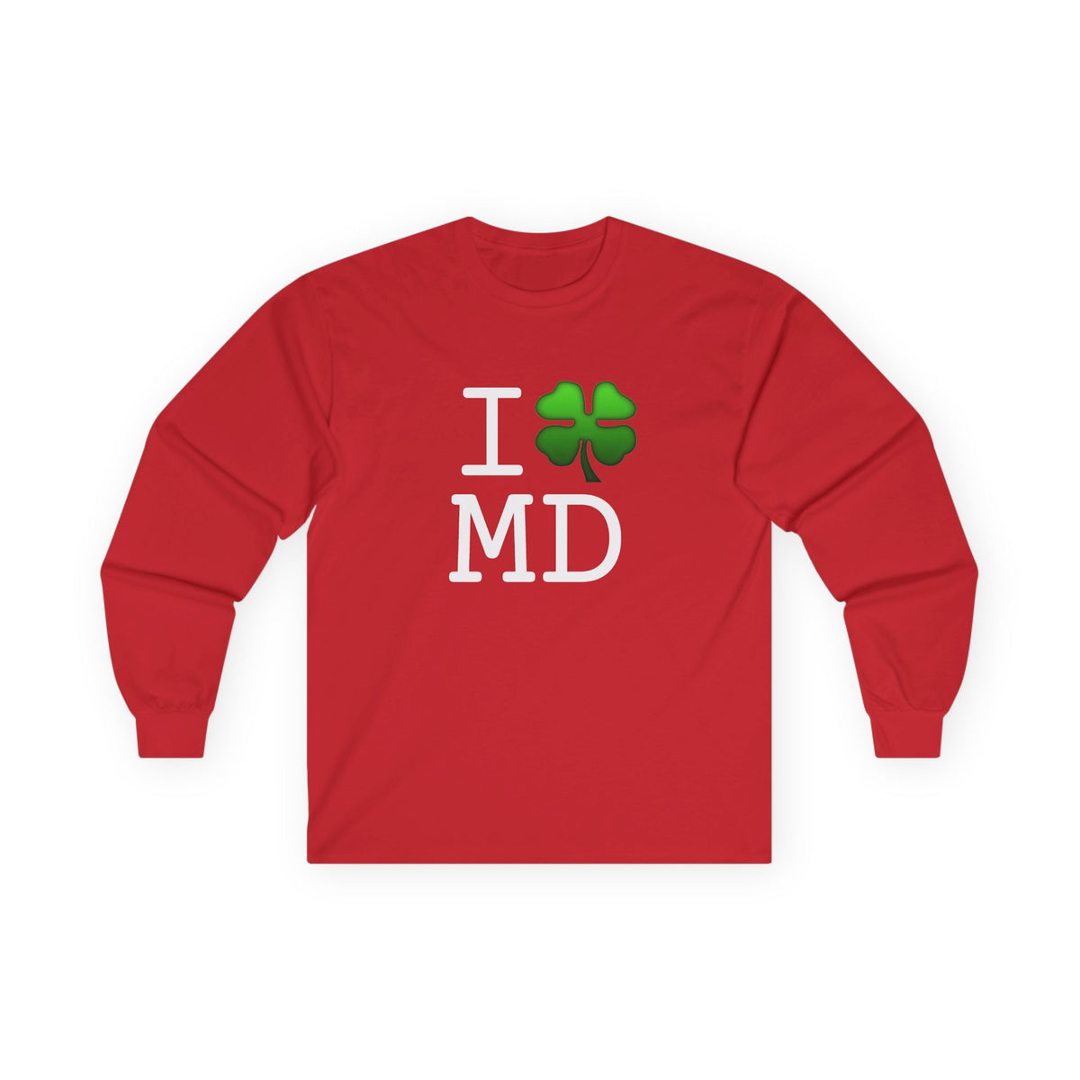 "I'm Lucky (Clover) in Maryland" Long Sleeve Shirt