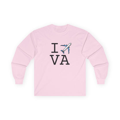 "I Fly Over Virginia" Long Sleeve Shirt