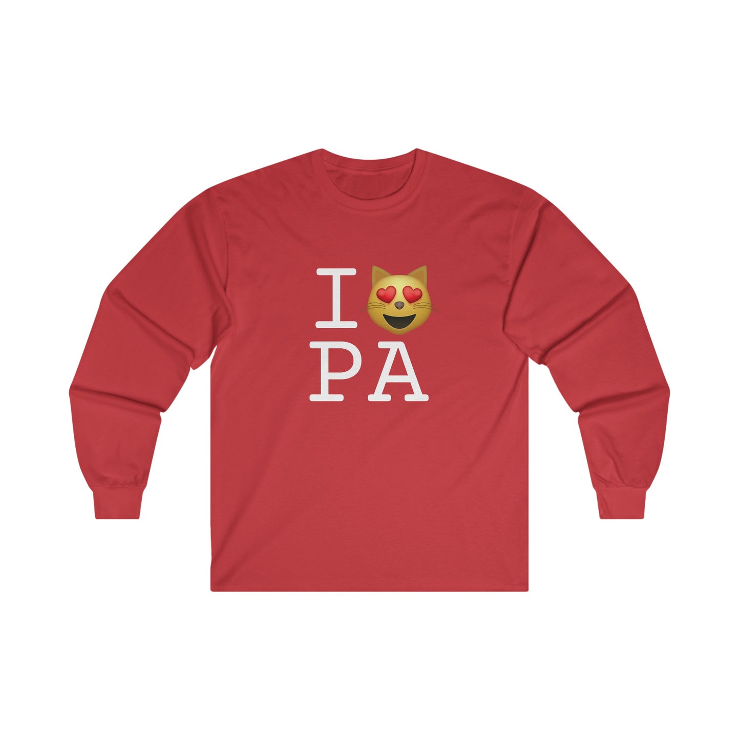 "I'm a Cat that Loves Pennsylvania" Long Sleeve Shirt