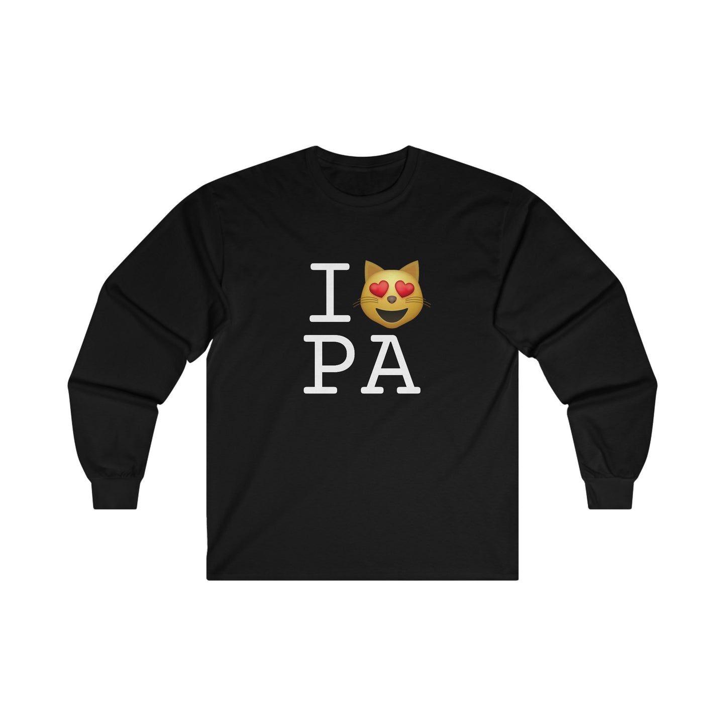 "I'm a Cat that Loves Pennsylvania" Long Sleeve Shirt