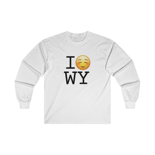 "I Blush at Wyoming" Long Sleeve Shirt