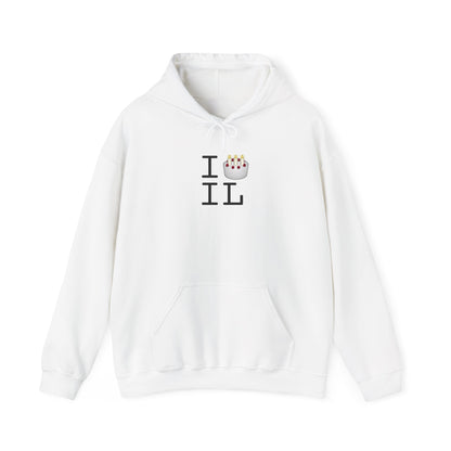 "I Birthday Cake Illinois" Hoodie