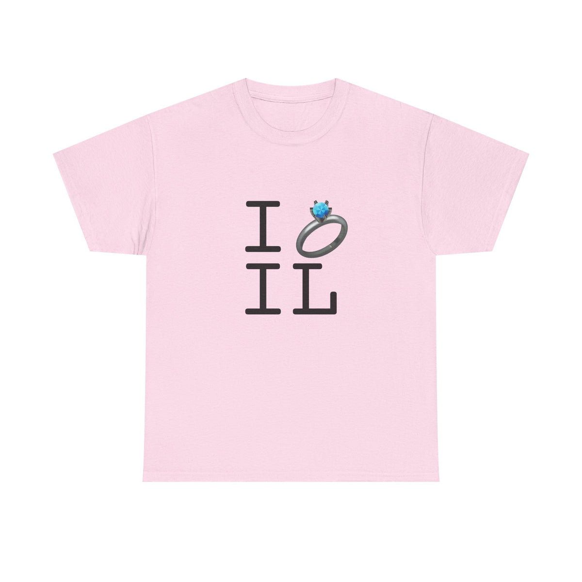 "I'm Married to (Diamond Ring) Illinois" Tee