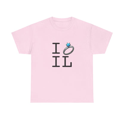 "I'm Married to (Diamond Ring) Illinois" Tee