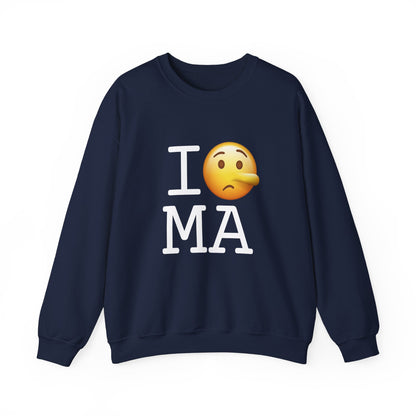 "I Lie about Massachusetts" Sweatshirt