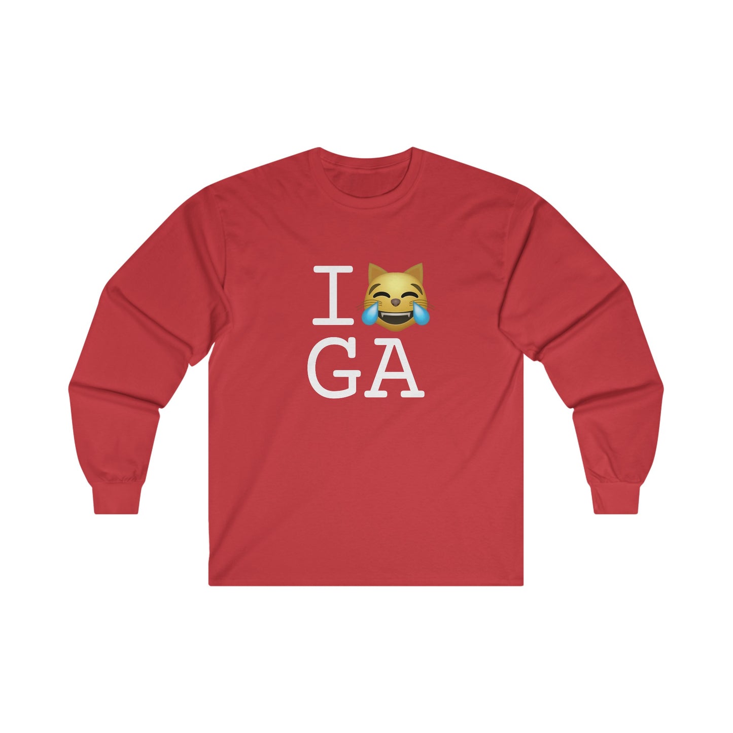 "I'm Laughing like a Cat at Georgia" Long Sleeve Shirt