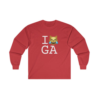 "I'm Laughing like a Cat at Georgia" Long Sleeve Shirt