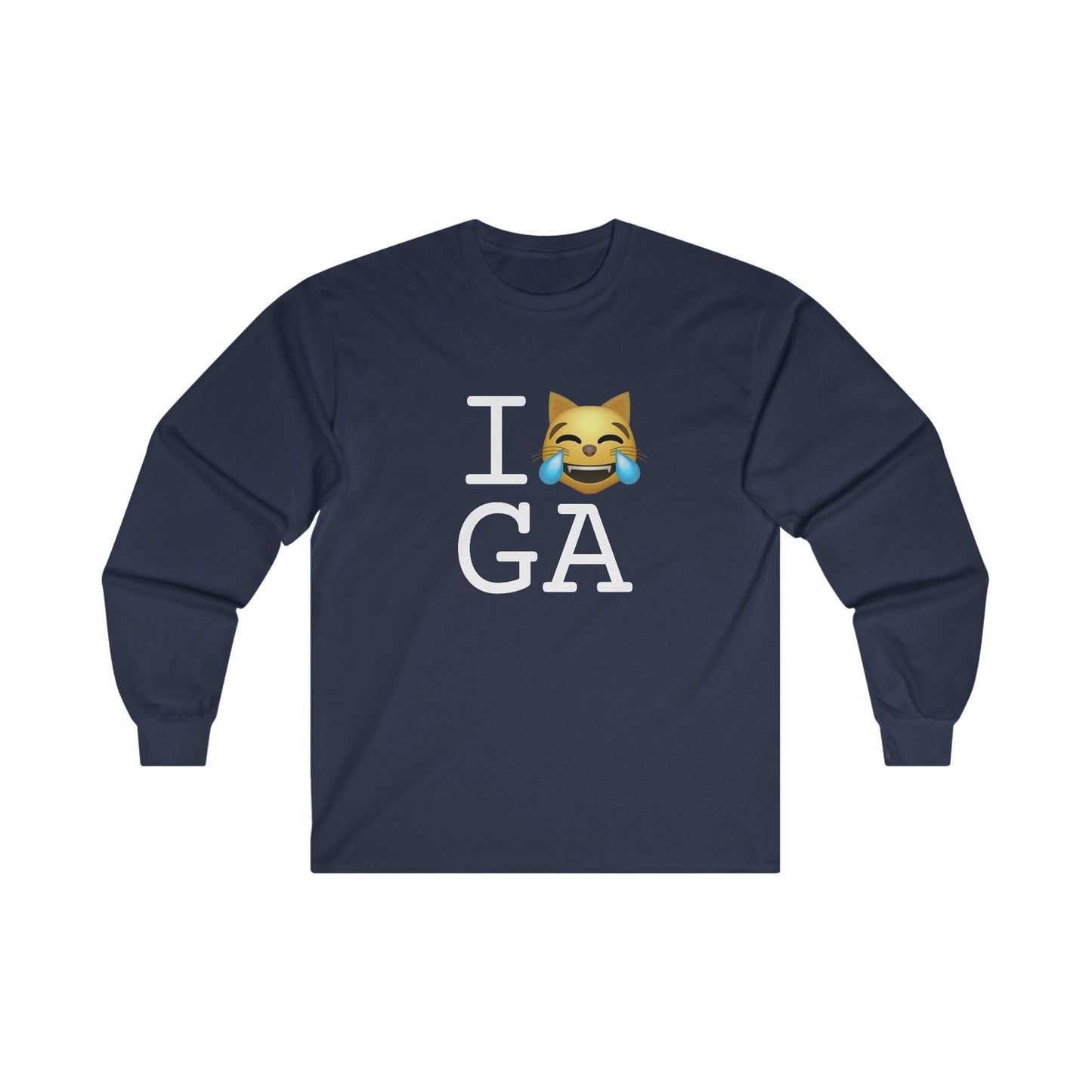 "I'm Laughing like a Cat at Georgia" Long Sleeve Shirt