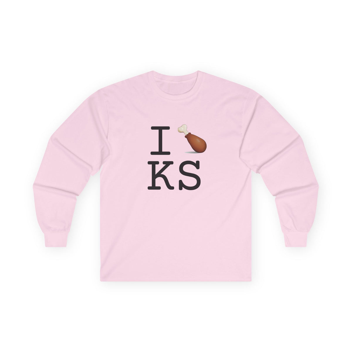 "I Chicken Drumstick Kansas" Long Sleeve Shirt