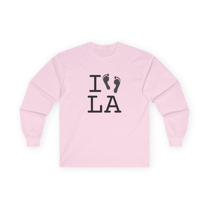 "I leave Footsteps in Louisiana" Long Sleeve Shirt