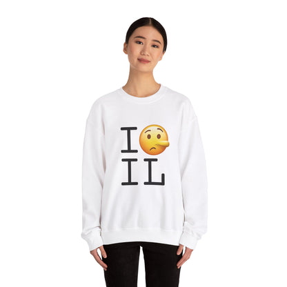"I Lie about Illinois" Sweatshirt
