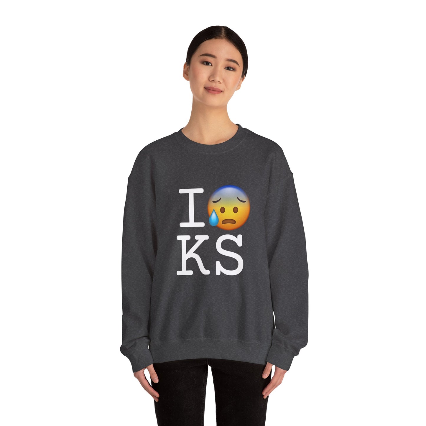 "I'm Anxiously Sweating in Kansas" Sweatshirt