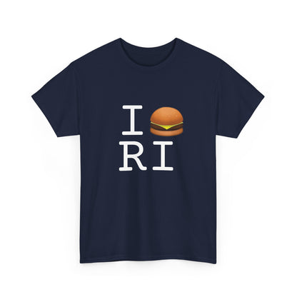 "I Cheeseburger Rhode Island" Tee