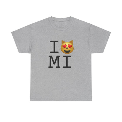 "I'm a Cat that Loves Michigan" Tee
