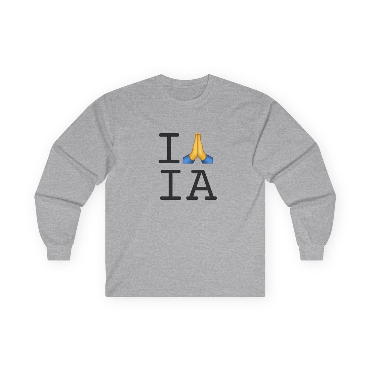 "I Pray for Iowa" Long Sleeve Shirt
