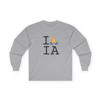 "I Pray for Iowa" Long Sleeve Shirt