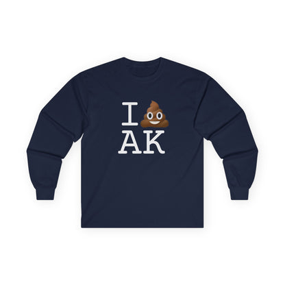 "I Poop in Alaska" Long Sleeve Shirt