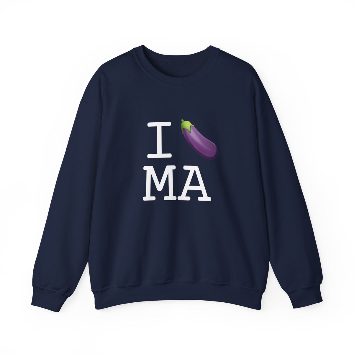 "I Eggplant Massachusetts" Sweatshirt
