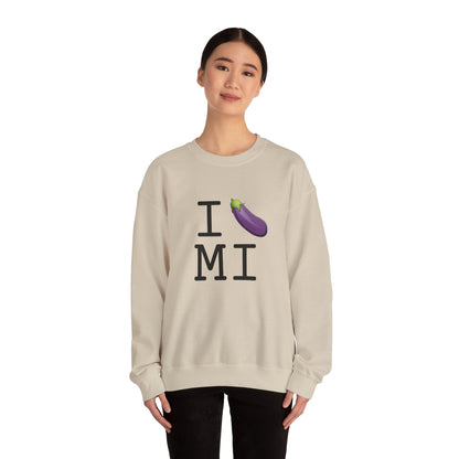 "I Eggplant Michigan" Sweatshirt