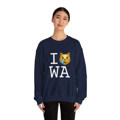 "I'm a Crying Cat about Washington" Sweatshirt