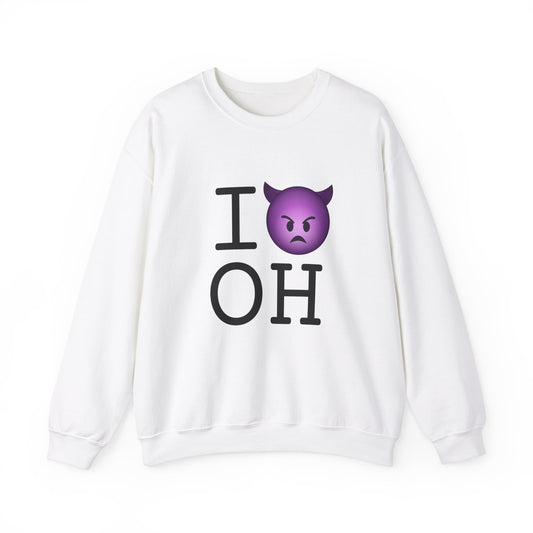 "I'm an Angry Devil about Ohio" Sweatshirt