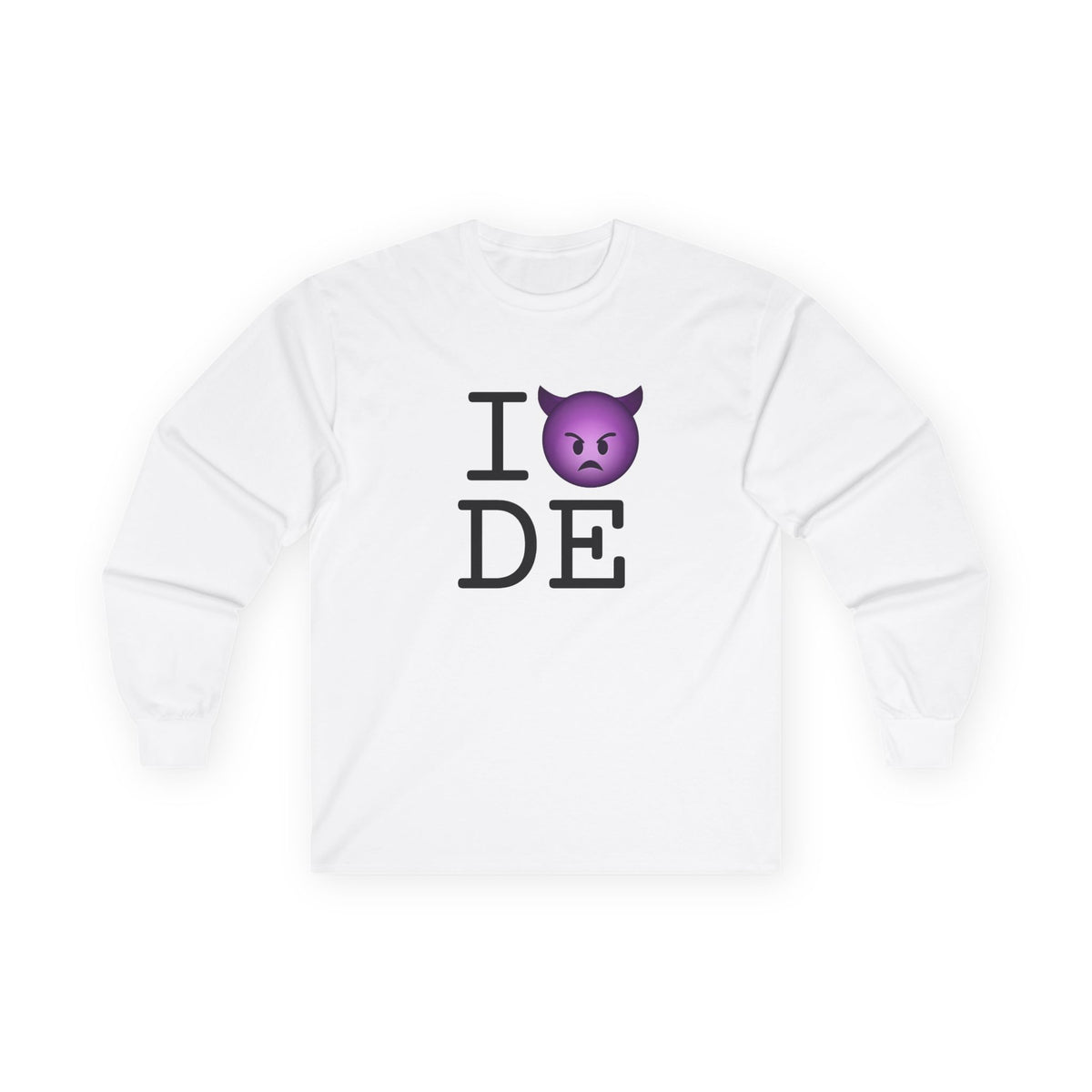 "I'm an Angry Devil about Delaware" Long Sleeve Shirt