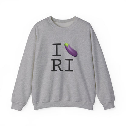 "I Eggplant Rhode Island" Sweatshirt