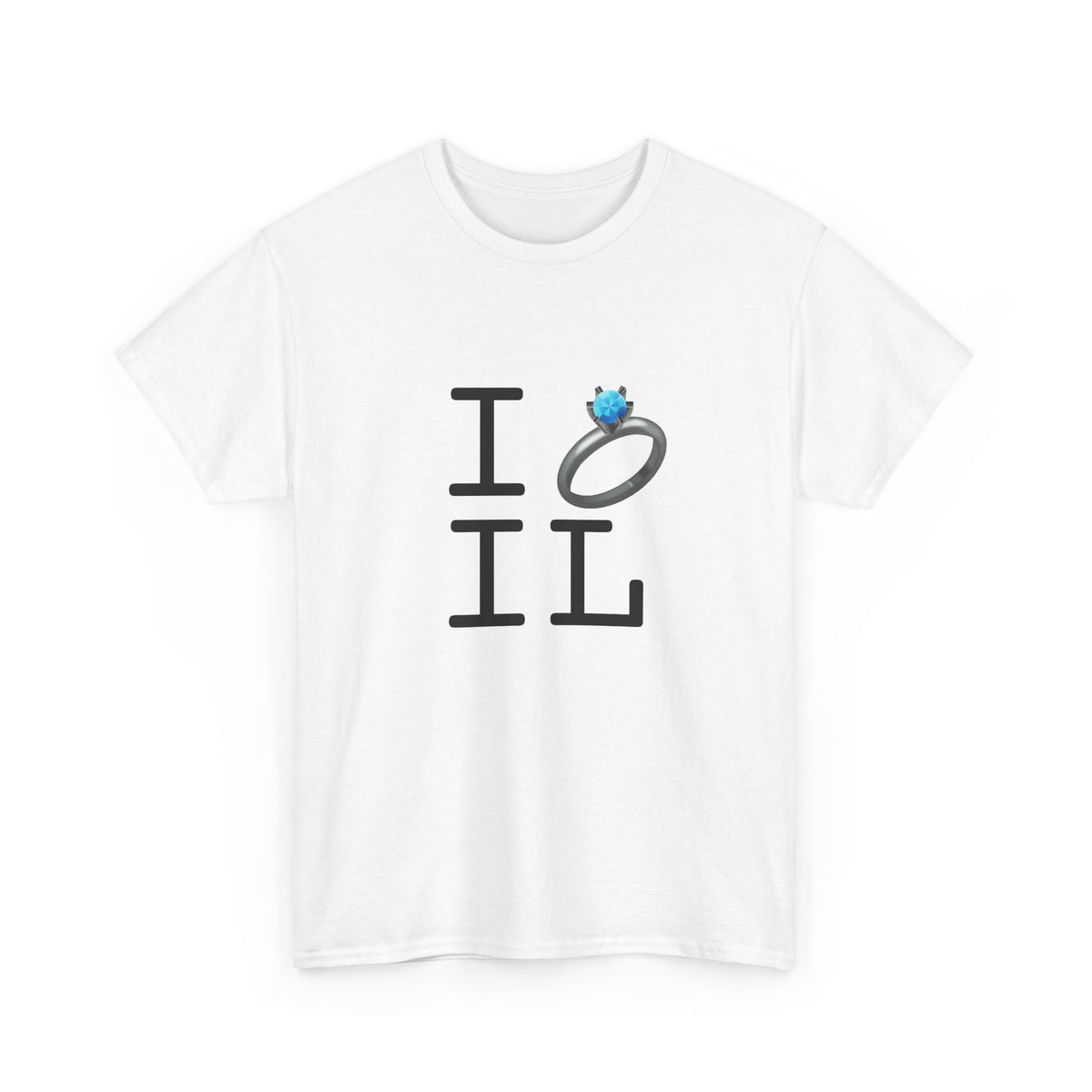 "I'm Married to (Diamond Ring) Illinois" Tee