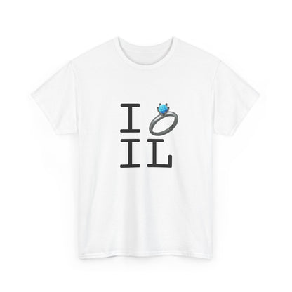 "I'm Married to (Diamond Ring) Illinois" Tee