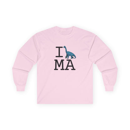 "I'm a Dinosaur in Massachusetts" Long Sleeve Shirt