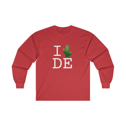 "I Cactus Delaware" Long Sleeve Shirt