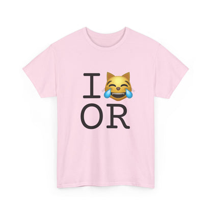 "I'm Laughing like a Cat at Oregon" Tee