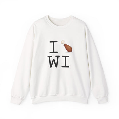 "I Chicken Drumstick Wisconsin" Sweatshirt