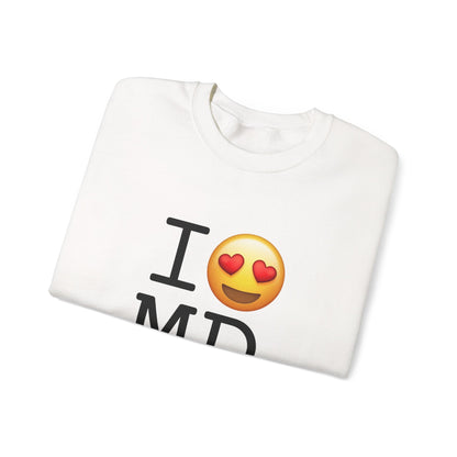 "I have Heart Eyes for Maryland" Sweatshirt