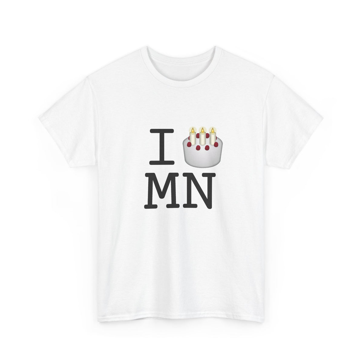 "I Birthday Cake Minnesota" Tee