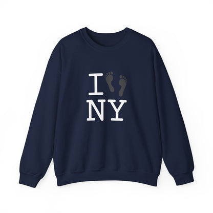 "I leave Footsteps in New York" Sweatshirt