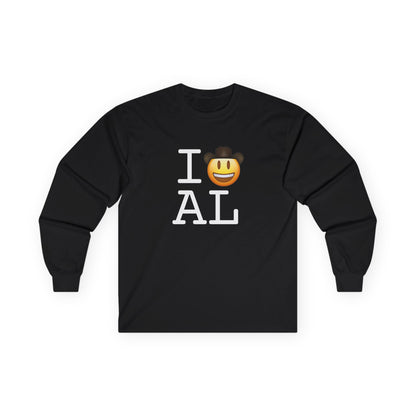 "I'm a Cowboy or Cowgirl in Alabama" Long Sleeve Shirt