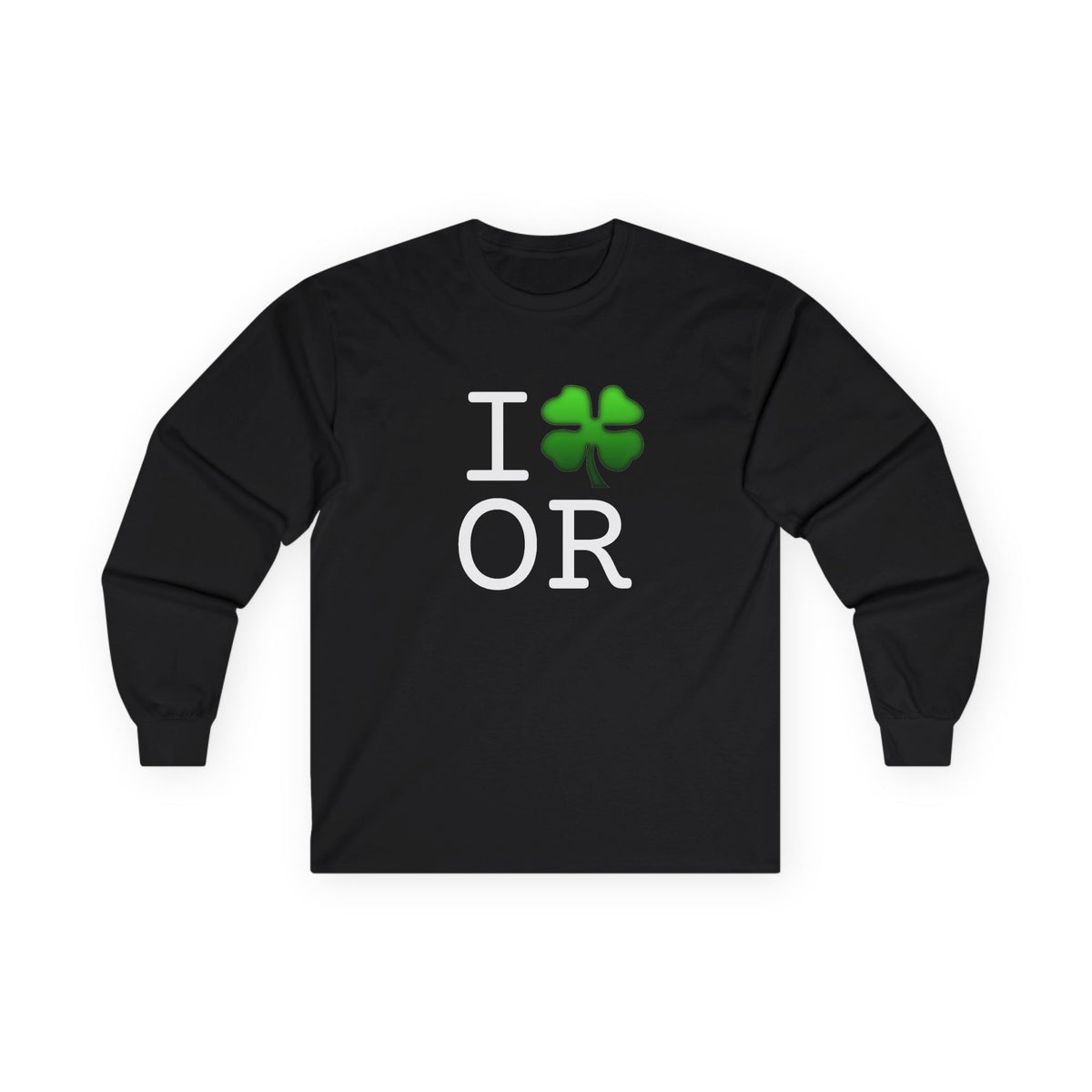 "I'm Lucky (Clover) in Oregon" Long Sleeve Shirt