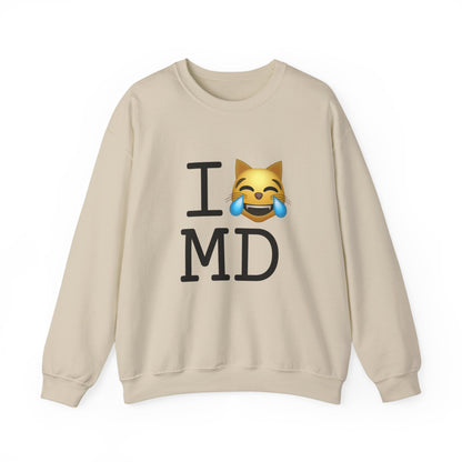 "I'm Laughing like a Cat at Maryland" Sweatshirt