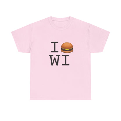 "I Cheeseburger Wisconsin" Tee
