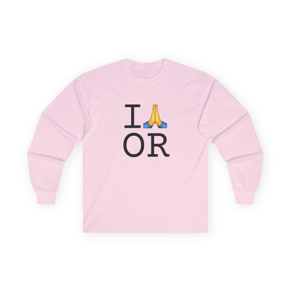 "I Pray for Oregon" Long Sleeve Shirt