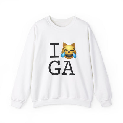 "I'm Laughing like a Cat at Georgia" Sweatshirt