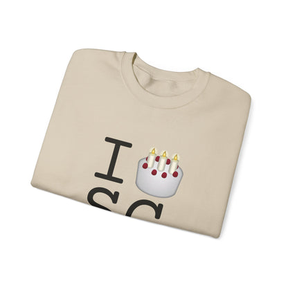 "I Birthday Cake South Carolina" Sweatshirt