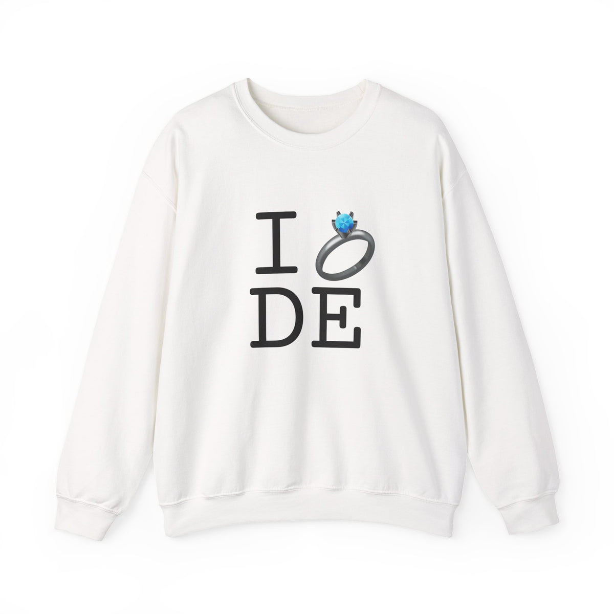 "I'm Married to (Diamond Ring) Delaware" Sweatshirt