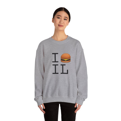 "I Cheeseburger Illinois" Sweatshirt